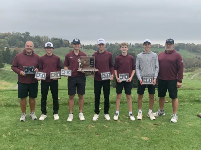 Wheeling Central Golf Earns Class AA Runner-Up Trophy